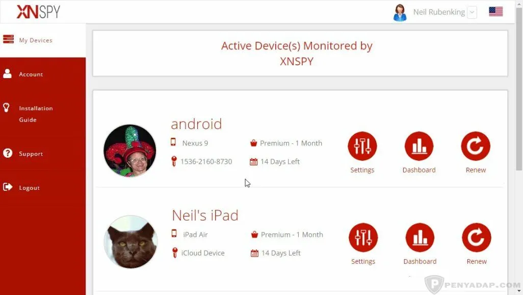 Demo Hasil Sadap Android - XnSpy